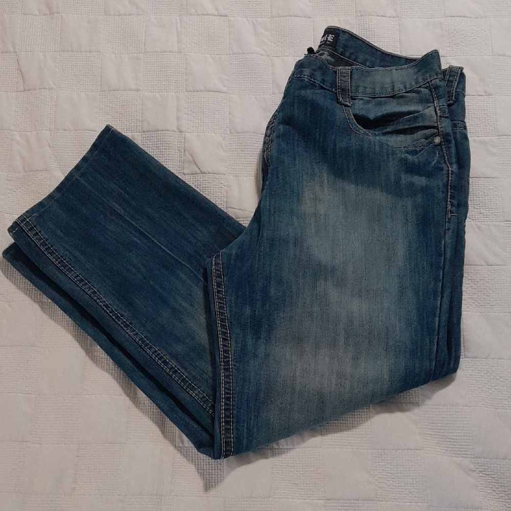 Vintage Men's Southpole Baggy Leg Jeans Size 36